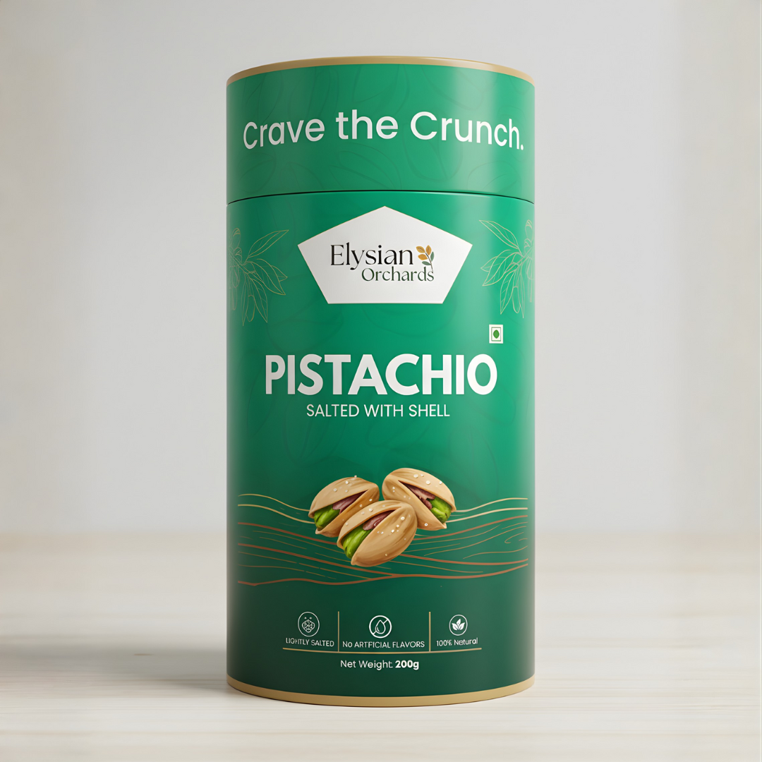 Pistachio Salted With Shell - Premium Salted Pistachios 200g | Bold & Crunchy