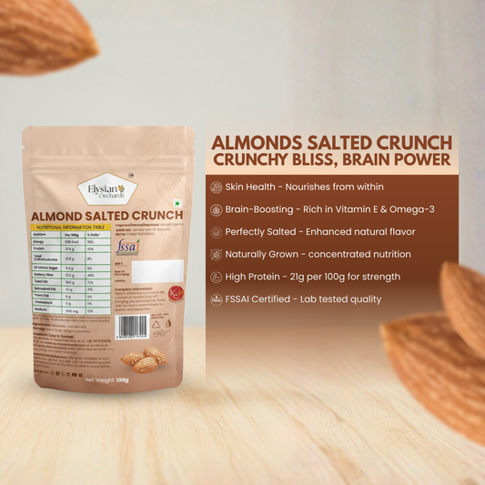 Almonds Salted Crunch – Wholesome Energy with a Savoury Finish